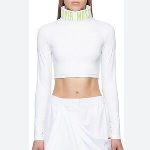 NEW Reebok by pyer moss white recycled turtleneck size: S